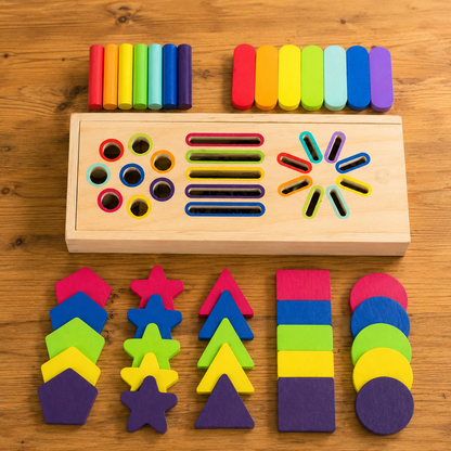 Caja Educativa de Formas y Colores